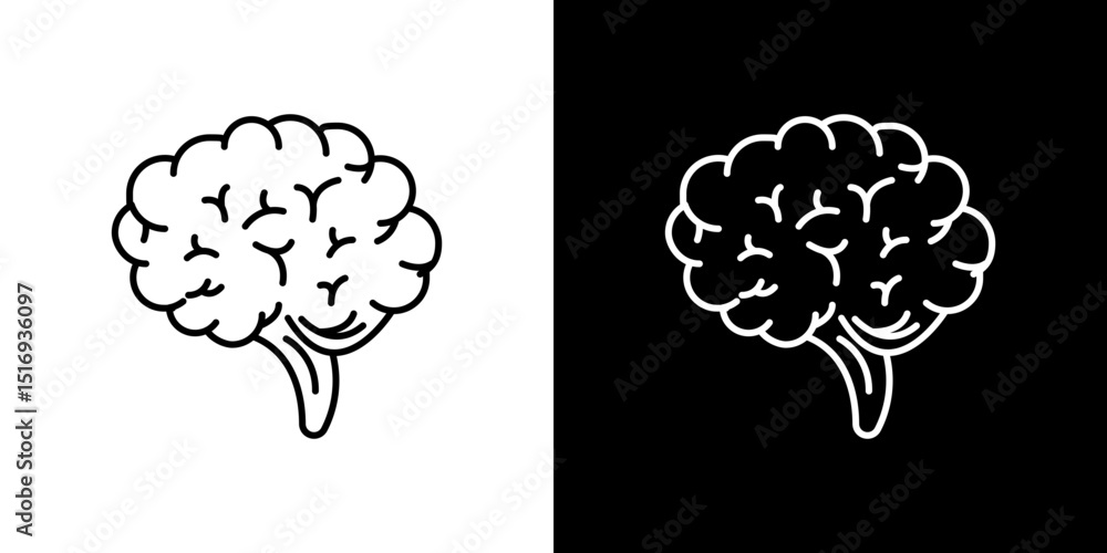 Brain icon symbol concept for graphic design, Website, UI. Svg Brain icon symbol concept for graphic design, Website, UI. Svg