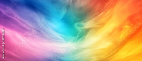 Wallpaper Mural Colorful Rainbow Cloudscape Background Torontodigital.ca