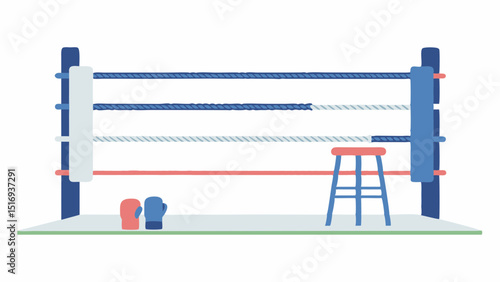 Entering the arena Anticipation of a boxing match a fighter s spirit ready to compete inside the