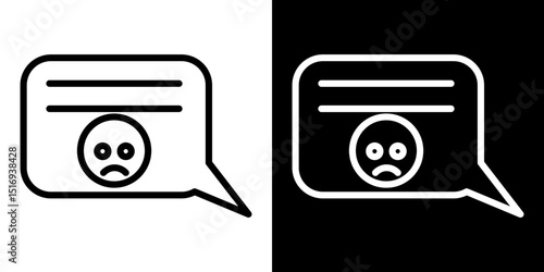Complaint icon symbol concept for graphic design, Website, UI. Svg