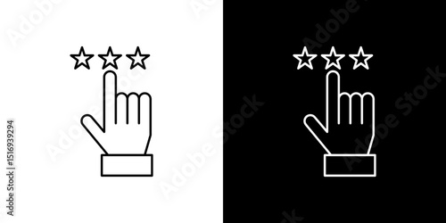 Customer feedback icon symbol concept for graphic design, Website, UI. Svg