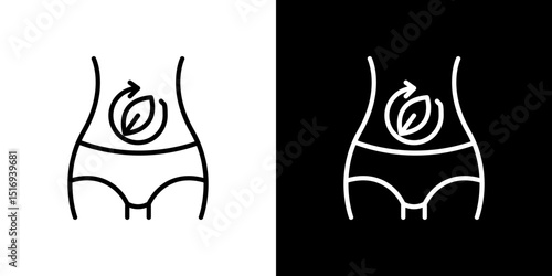 Detox icon symbol concept for graphic design, Website, UI. Svg