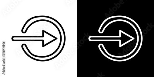 Enter icon symbol concept for graphic design, Website, UI. Svg