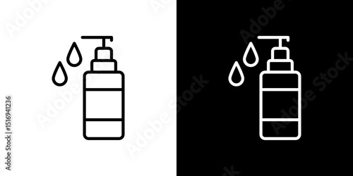 Face cleanser icon symbol concept for graphic design, Website, UI. Svg