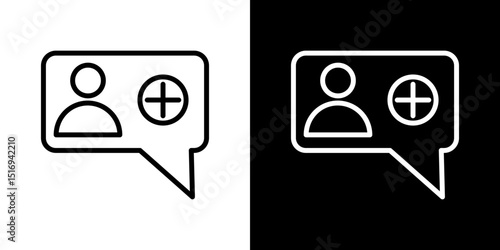 Follower icon symbol concept for graphic design, Website, UI. Svg