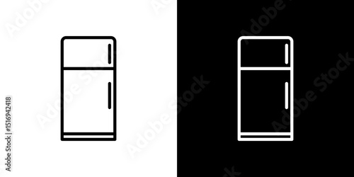 Fridge icon symbol concept for graphic design, Website, UI. Svg