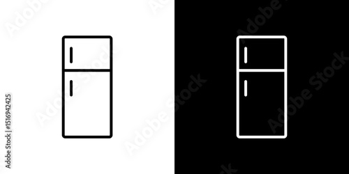 Fridge icon symbol concept for graphic design, Website, UI. Svg