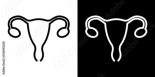 Gynecology icon symbol concept for graphic design, Website, UI. Svg