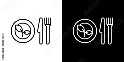 Healthy food icon symbol concept for graphic design, Website, UI. Svg