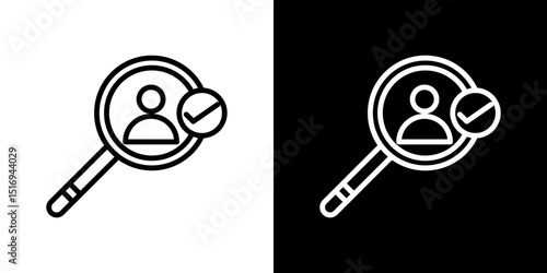 Hiring icon symbol concept for graphic design, Website, UI. Svg