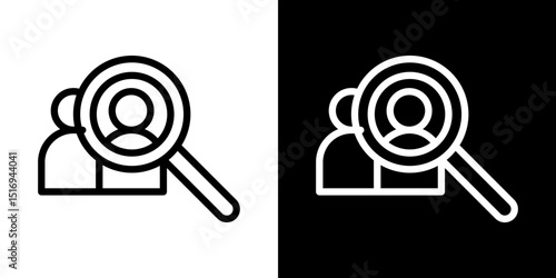 Hiring icon symbol concept for graphic design, Website, UI. Svg