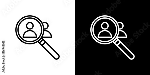 Hiring icon symbol concept for graphic design, Website, UI. Svg