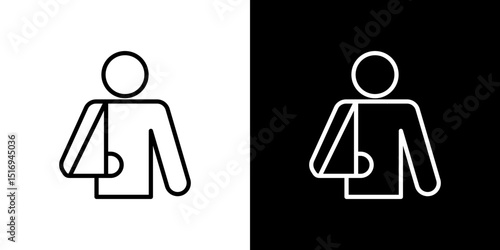 Injury icon symbol concept for graphic design, Website, UI. Svg