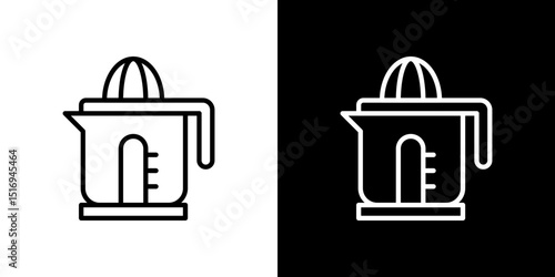 Juicer squeezer icon symbol concept for graphic design, Website, UI. Svg