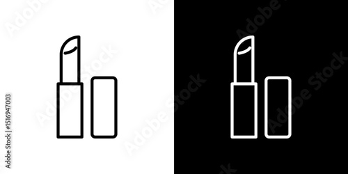 Lipstick icon symbol concept for graphic design, Website, UI. Svg