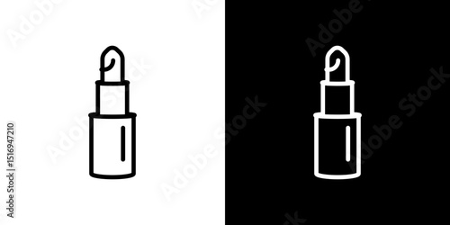 Lipstick icon symbol concept for graphic design, Website, UI. Svg