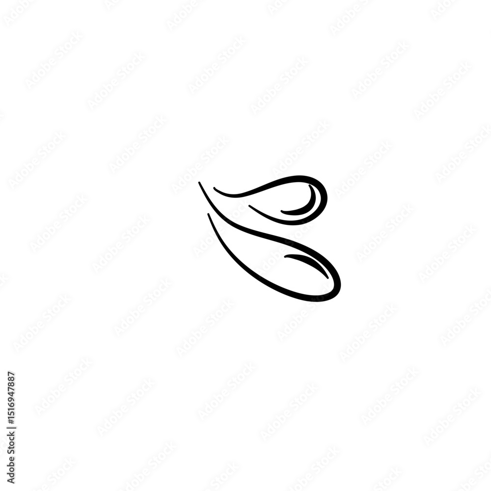 Obraz premium Contour water grub 