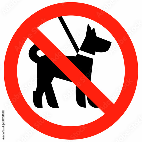 no dogs sign