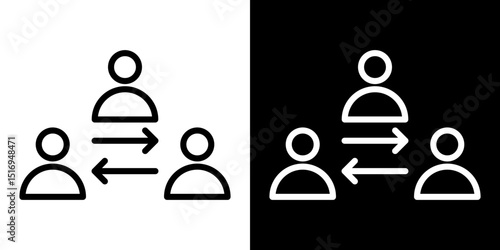 Mediator icon symbol concept for graphic design, Website, UI. Svg