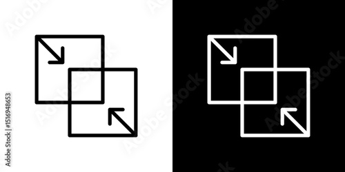 Merge icon symbol concept for graphic design, Website, UI. Svg