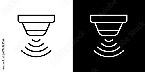 Motion sensor icon symbol concept for graphic design, Website, UI. Svg