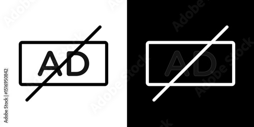 No audio description icon symbol concept for graphic design, Website, UI. Svg