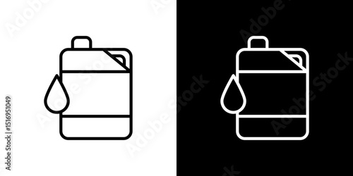 Oil can icon symbol concept for graphic design, Website, UI. Svg