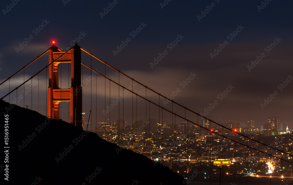 Fototapeta premium Golden Gate and SF