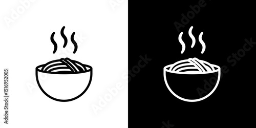 Pasta icon symbol concept for graphic design, Website, UI. Svg