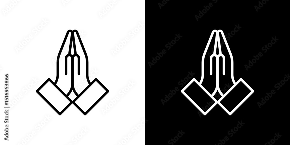 Pray icon symbol concept for graphic design, Website, UI. Svg Pray icon symbol concept for graphic design, Website, UI. Svg