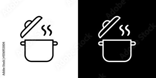 Pot icon symbol concept for graphic design, Website, UI. Svg
