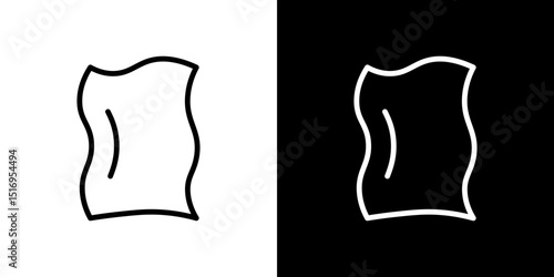 Rag icon symbol concept for graphic design, Website, UI. Svg