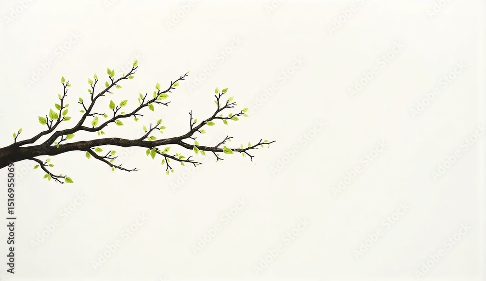 Obraz premium branch with leaves