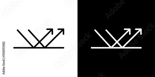 Reflect icon symbol concept for graphic design, Website, UI. Svg