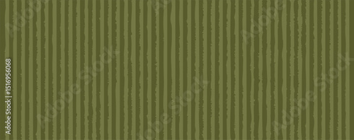 Stylized design featuring vertical green stripes with a textured effect. Ideal for decorative backgrounds, branding, fashion prints, and contemporary digital artwork