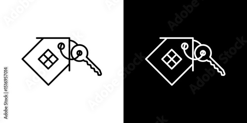 Selling or rent home icon symbol concept for graphic design, Website, UI. Svg