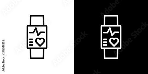 Smart watch icon symbol concept for graphic design, Website, UI. Svg