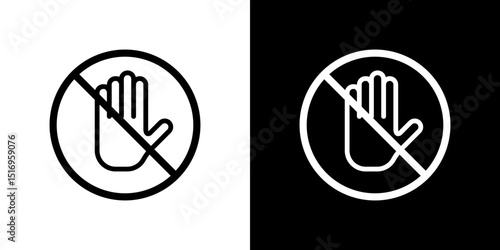 Stop signs symbol concept for graphic design, Website, UI. Svg