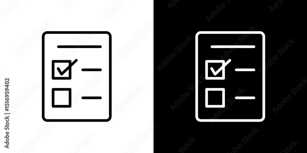 Survey icon symbol concept for graphic design, Website, UI. Svg Survey icon symbol concept for graphic design, Website, UI. Svg