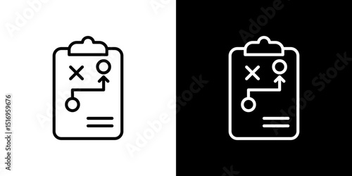 Tactics icon symbol concept for graphic design, Website, UI. Svg