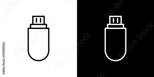 usb drive icon symbol concept for graphic design, Website, UI. Svg
