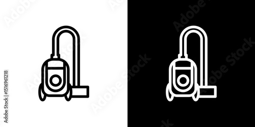 Vacuum cleaner icon symbol concept for graphic design, Website, UI. Svg