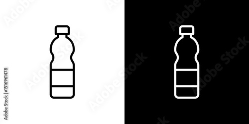 Water bottle icon symbol concept for graphic design, Website, UI. Svg