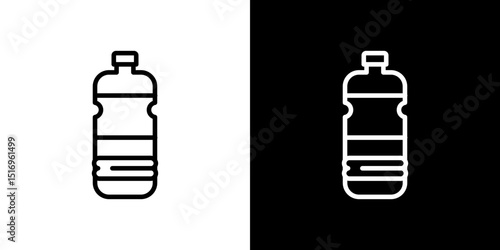Water bottle icon symbol concept for graphic design, Website, UI. Svg