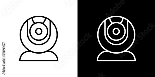Web camera icon symbol concept for graphic design, Website, UI. Svg