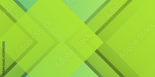 Abstract green gradient background. Modern blue abstract rectangular box lines for presentation, banner and brocure design.
