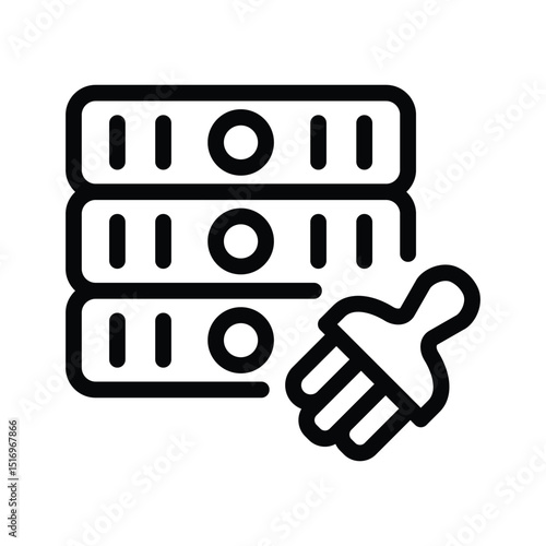 Storage cleanup icon