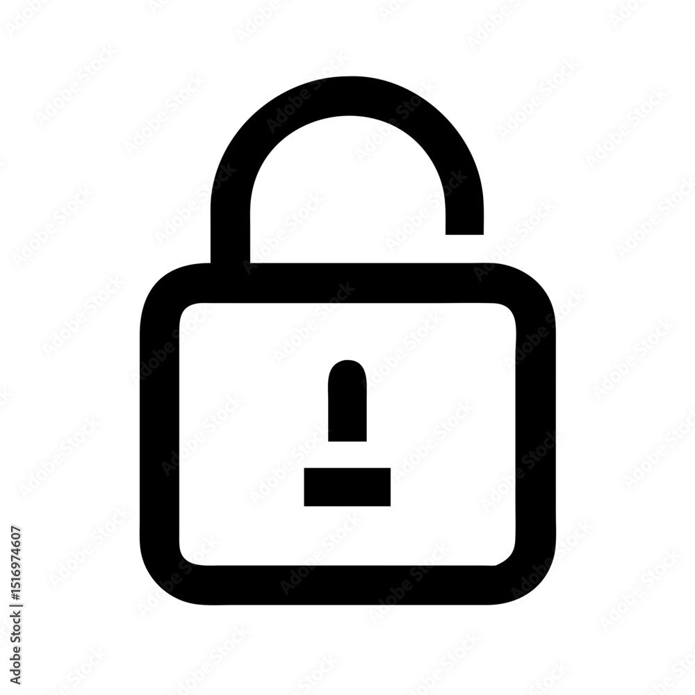 Vector illustration of a padlock icon
Vector illustration of a padlock icon