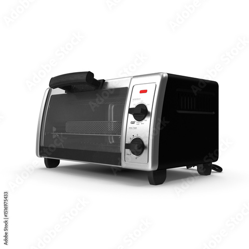Toaster Oven Isolated on Transparent Background