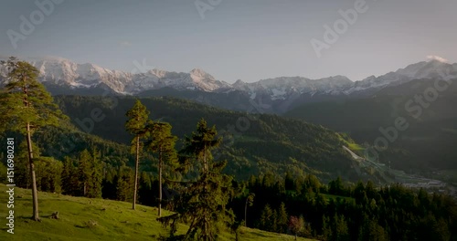 panorama of the mountains